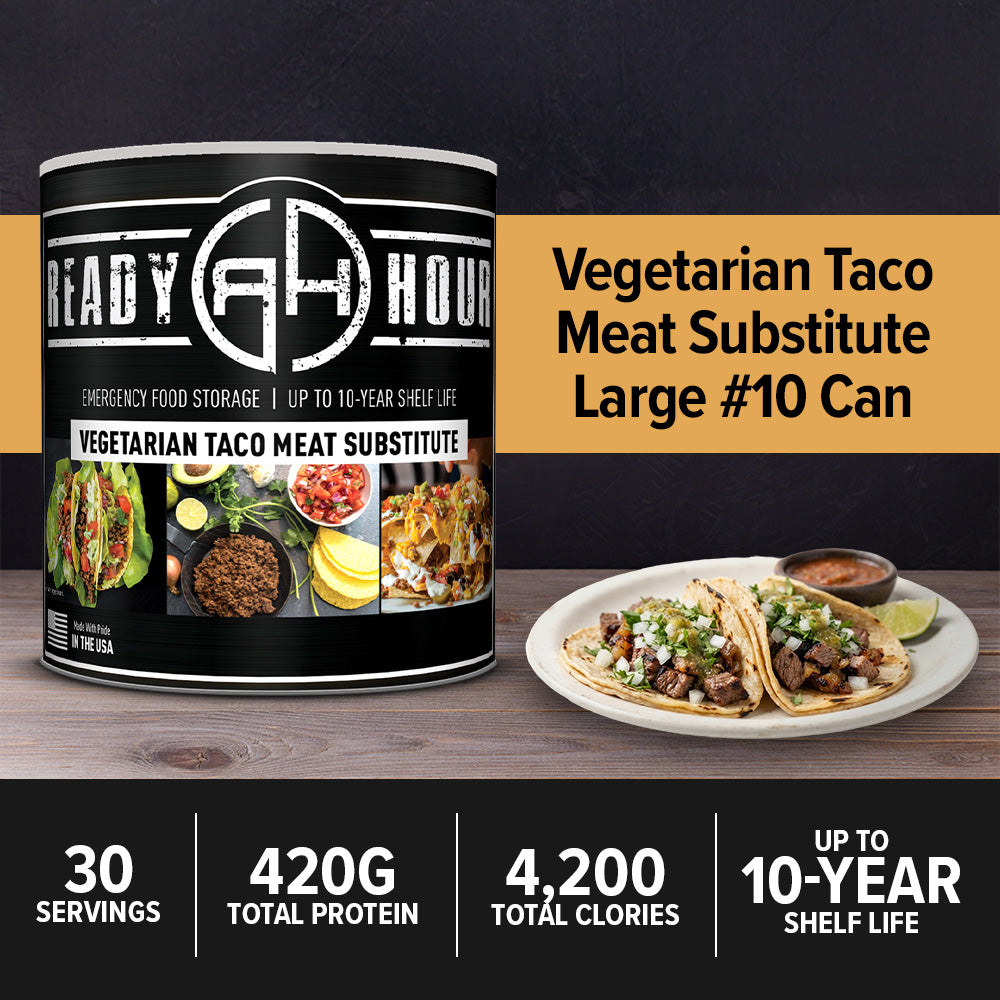 Vegetarian Taco Meat Substitute #10 Can