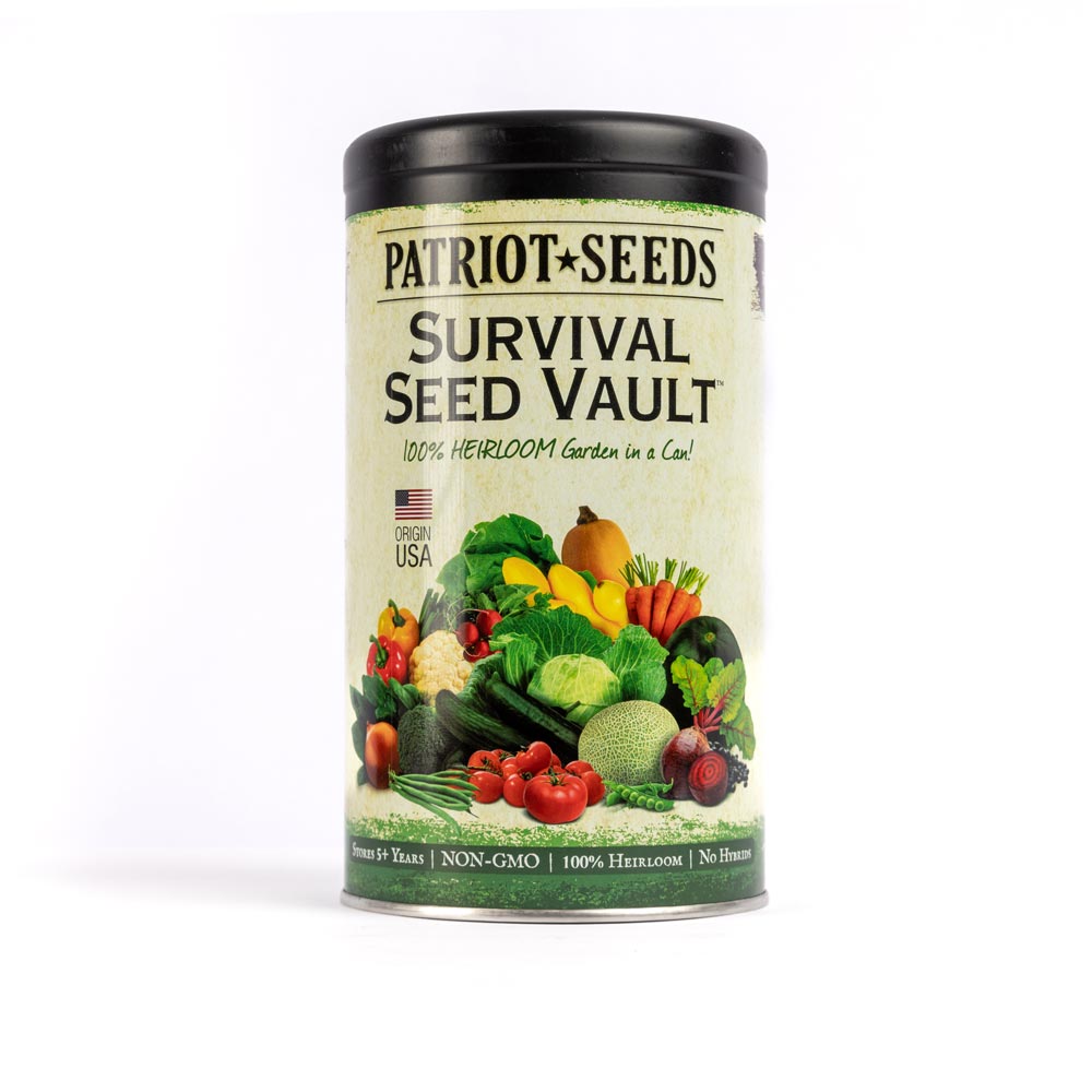 pss plant seeds Patriot Seeds Organic Seed Vault Survival Kit - Non-GMO