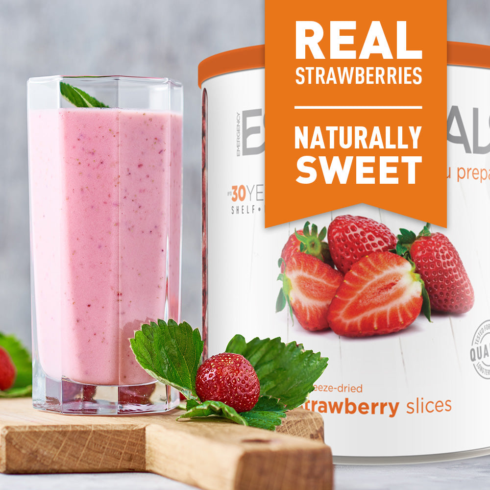 Emergency Essentials® Freeze-Dried Strawberry Slices Large #10 Can
