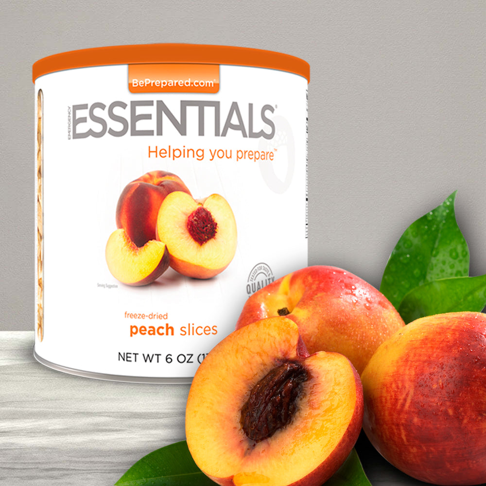 Emergency Essentials® Freeze-Dried Peach Slices Large #10 Can 3-Pack