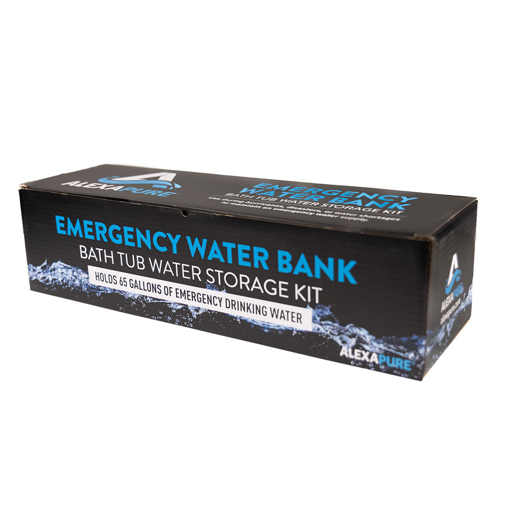 Emergency Water Bank with Pump (65 gallons) by Alexapure – Be Prepared