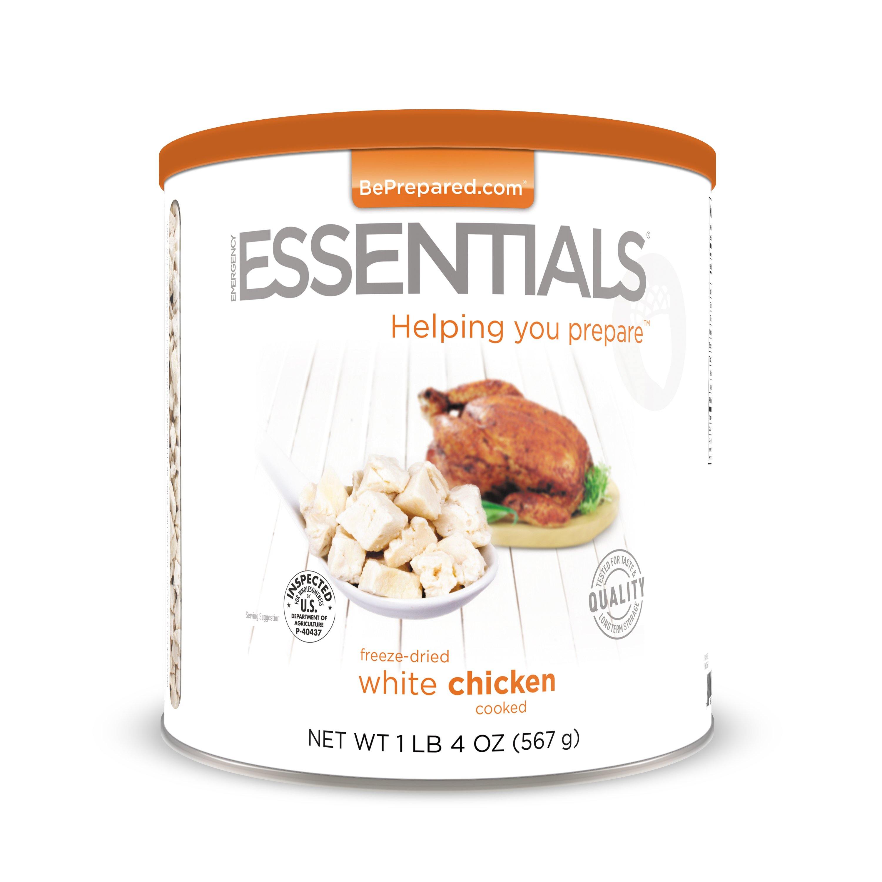 Emergency Essentials® Freeze-Dried Cooked White Chicken (4626450350220)