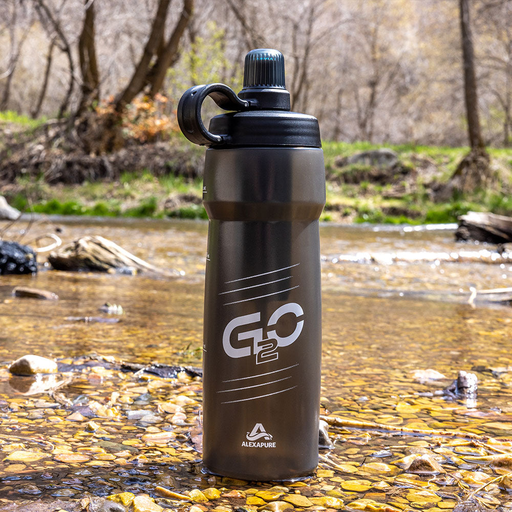 G2O Water Filtration Bottle by Aquamira (Reduces Viruses & Bacteria) (7280375988364)