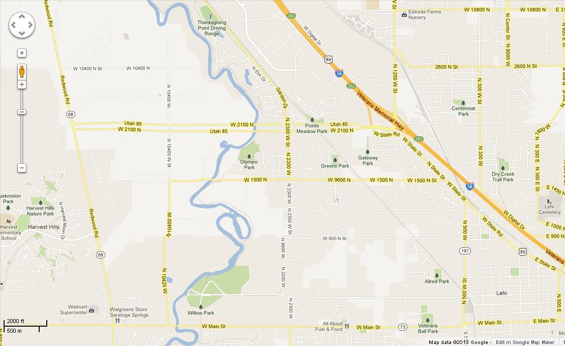 From Google Maps Jan. 24, 2013