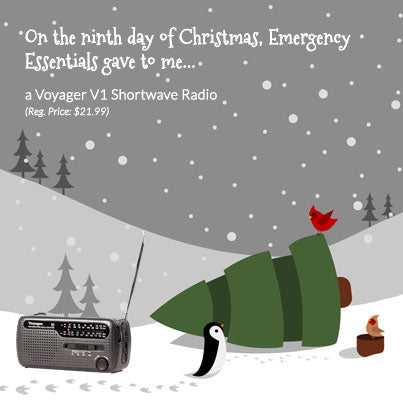 12 Days of Giveaways--Day Nine: A Voyager VI Shortwave Radio