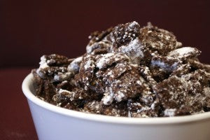 Semi-Sweet Prepper-Style Muddy Buddies for Super Bowl Sunday