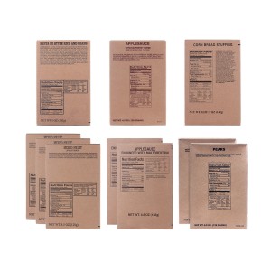 The MRE Side Dish Combo includes a variety of delicious sides to eat on the go. The MRE Side Dish Combo includes a variety of delicious sides to eat on the go.