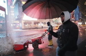 New York is faced with severe snowy and icy conditions this winter season