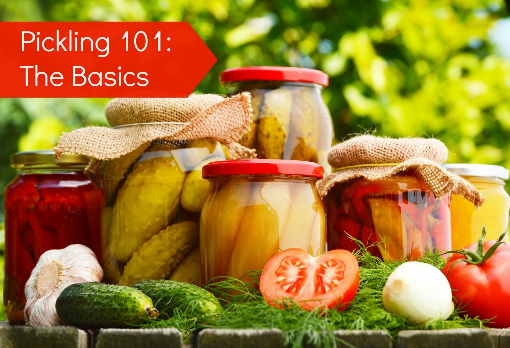 Learn the basics for pickling your own food at home! #canning #pickling #foodstorage