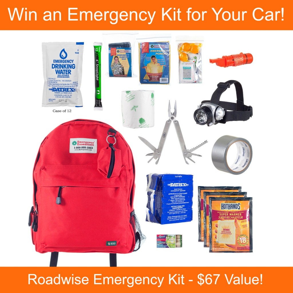 Win an Emergency Kit for your Car from Emergency Essentials! #preppers #emergencyessentials