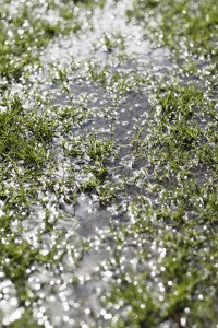 Flooded pitch - spring floods