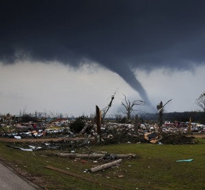 Tornado with Damage severe thunderstorm