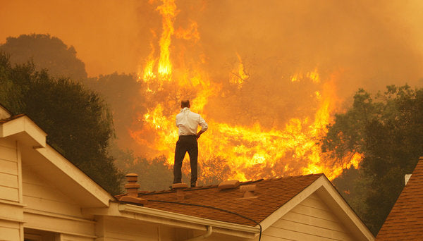 Fire Approaching House (NY Times)