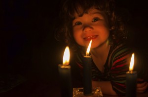 Power Outage with Candles Blackout