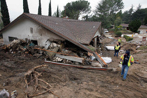 Buried House - mudslide