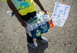 Bottle Water and Kid - Flint