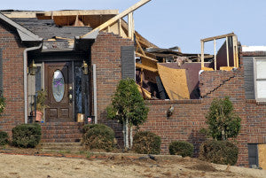 Tornado damage