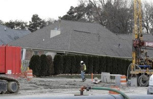 Sinkhole - via AP water shortage