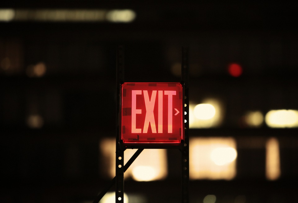 Emergency Action Plan Exit Sign
