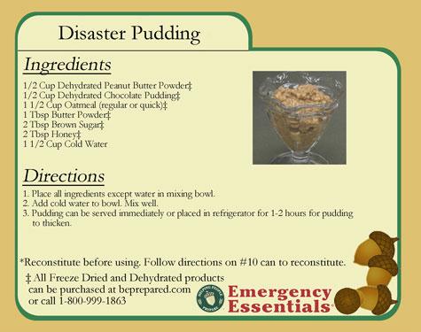 Disaster Pudding: Learn how to make this simple and quick dessert
