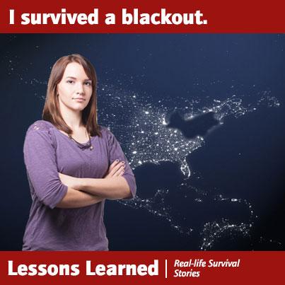 Lessons Learned, Volume 1: Natalie Survived the Northeast Blackout of 2003