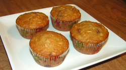 Strawberry Oat Muffins