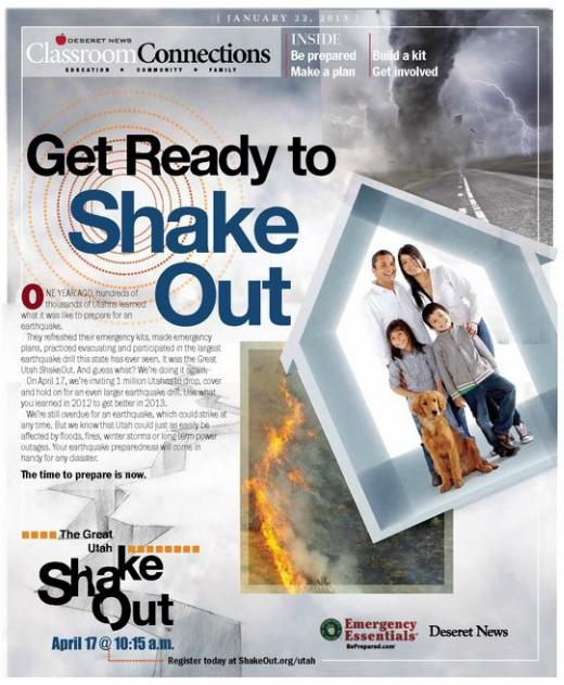"Get Ready to Shake Out" - Free Download about Earthquake Preparedness