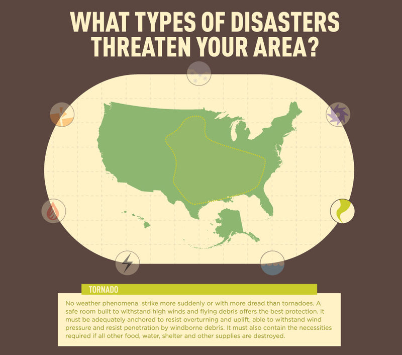 Infographic: US Tornado Map - Disasters in Your Area