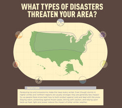 Infographic: US Snowstorm Map - Disasters in Your Area