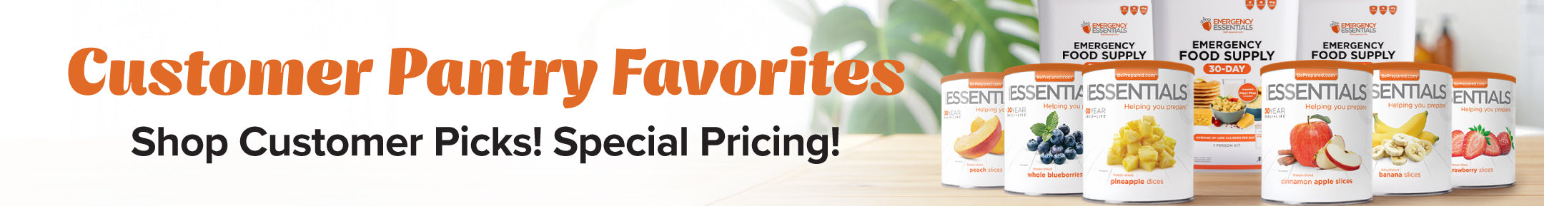 Customer Pantry Favorites
