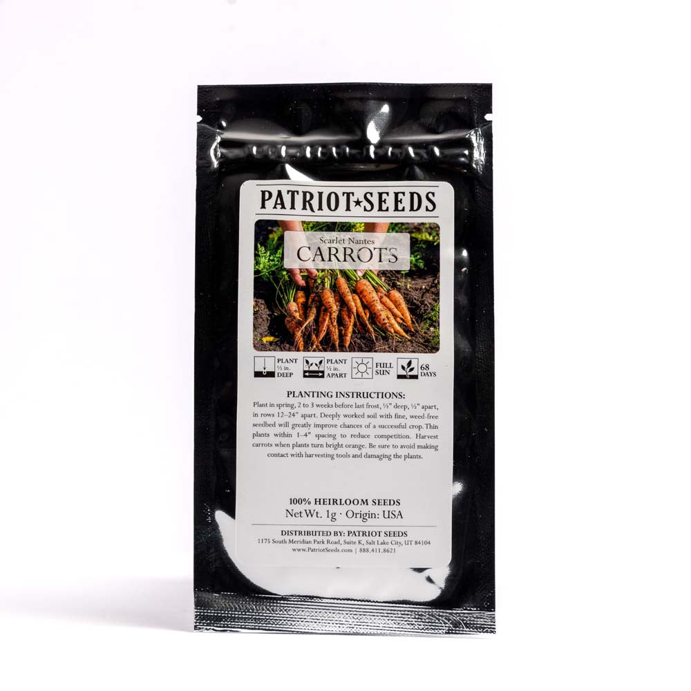 planting heirloom seeds Patriot Seeds Organic Seed Vault Survival Kit - Non-GMO