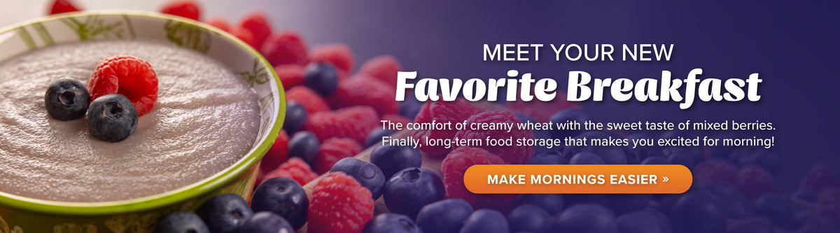 Meet your new favorite breakfast: Mixed Berry Creamy Wheat