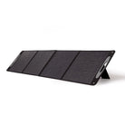 Grid Doctor folding solar panel fully opened for portable solar charging
