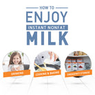 Emergency Essentials® Fortified Instant Nonfat Dry Milk Large #10 Can