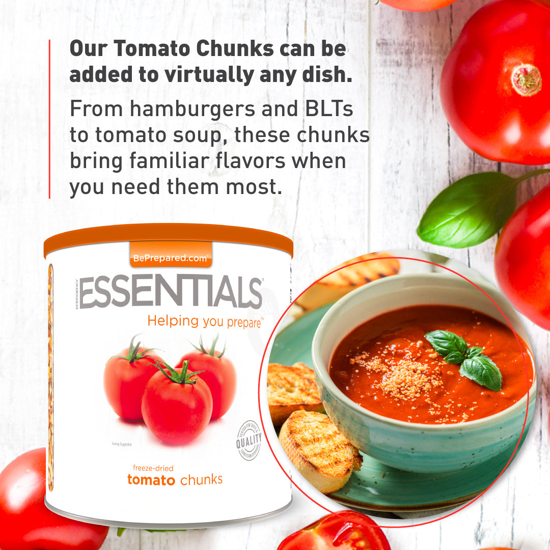 Our Tomato Chunks can be added to virtually any dish.