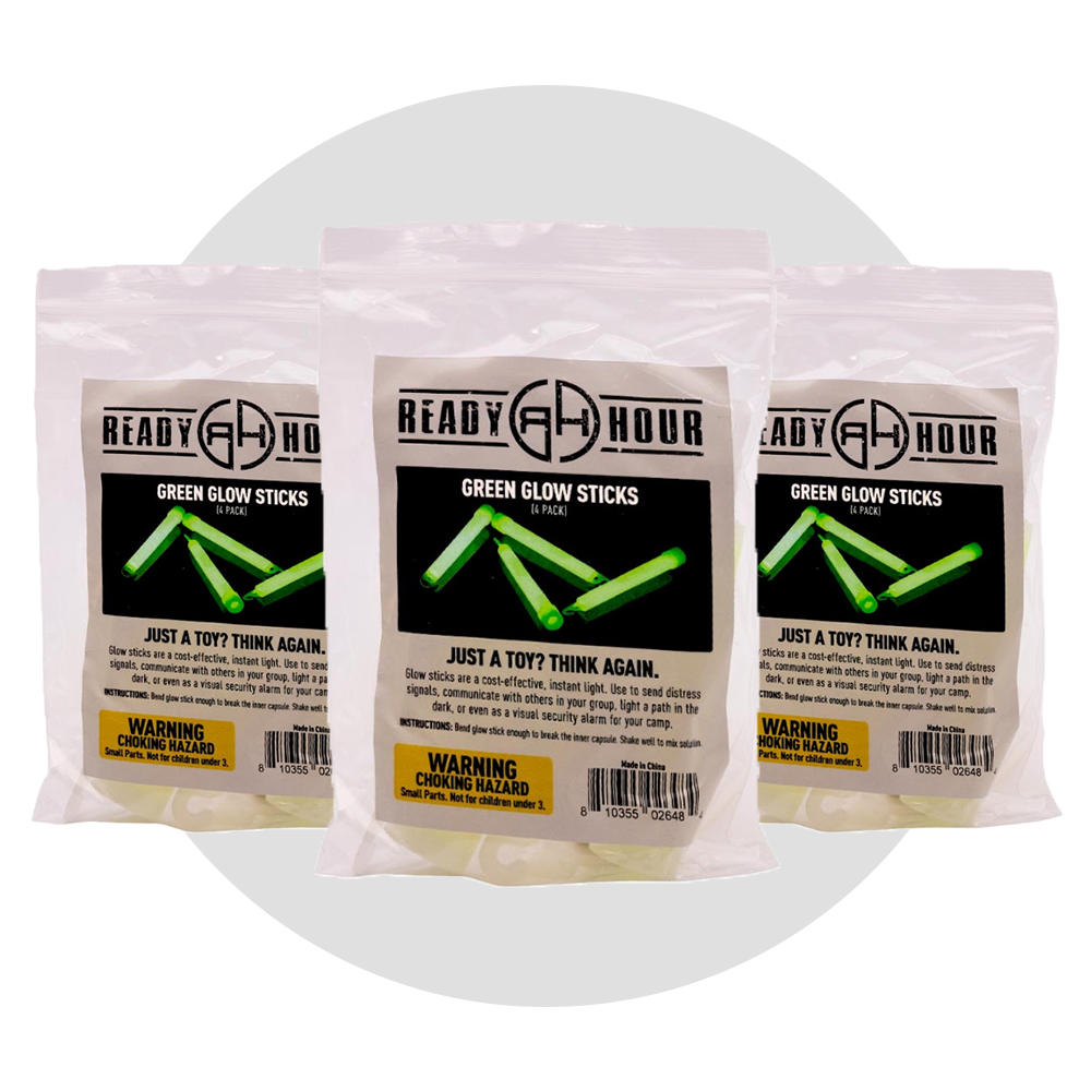 Green Light Glow Sticks (4-pack)