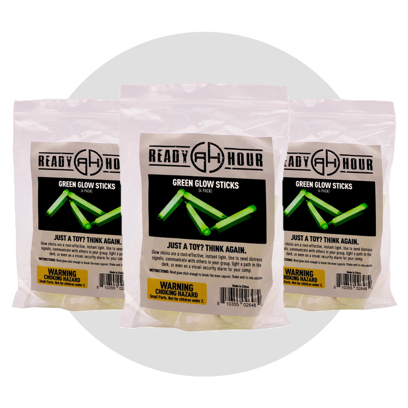 Green Light Glow Sticks (4-pack)