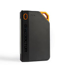 Grid Doctor 65W Power Bank with orange carrying handle on white background