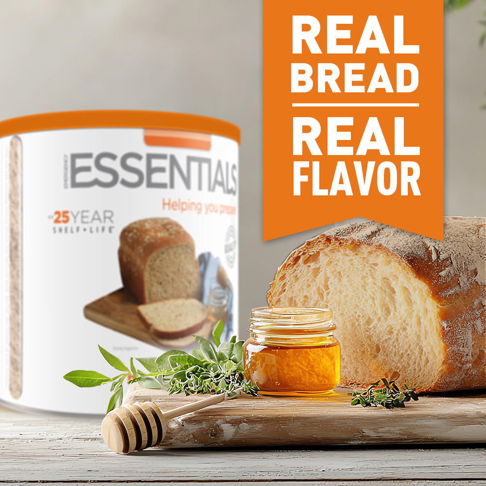 Emergency Essentials® Honey Wheat Bread Large #10 Can*