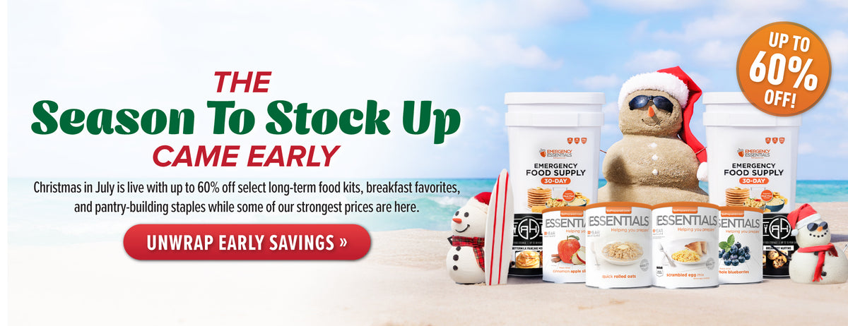 The Season to Stock Up Came Early - Christmas in July Sale