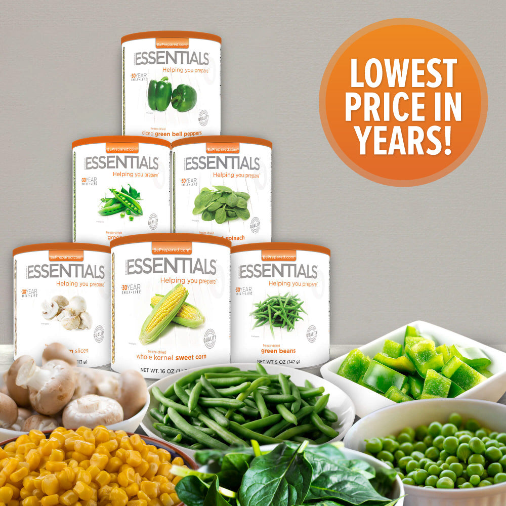 Emergency Essentials Premium Veggie Kit - Lowest Price in Years!
