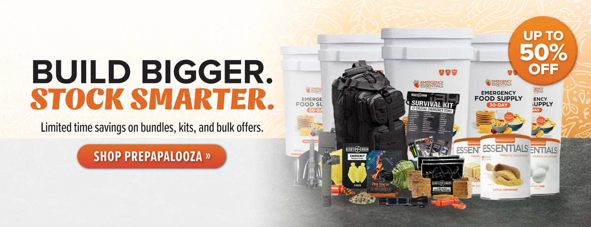 Build Bigger, Stock Smarter. Shop Prepapalooza