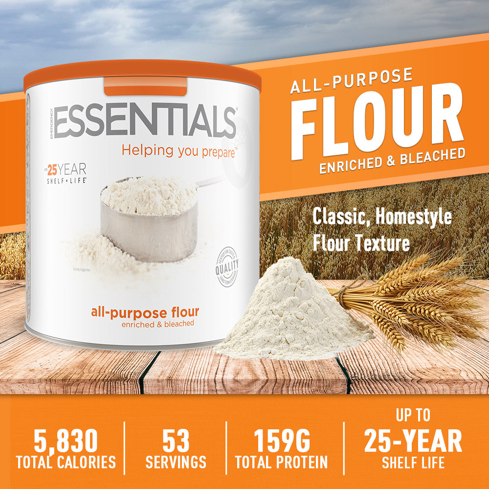 Emergency Essentials® White Flour Large #10 Can