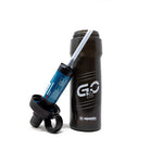 Aquamira G2O Replacement Filter with drinking straw attachment and black G2O packaging on a white background.