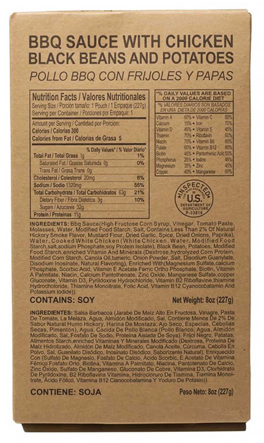 12 Complete Meal MRE Food Supply