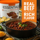 Freeze-Dried Beef Dices used in a beef chili recipe