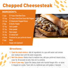 Chopped Cheesesteak recipe using Emergency Essentials Freeze-Dried Beef Dices.