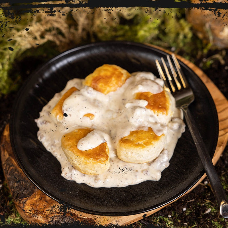 Biscuits & Gravy Pouch by Beyond Outdoor Meals (710 calories, 2 servings) (7333270290572)