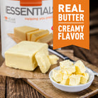 Real butter, creamy flavor