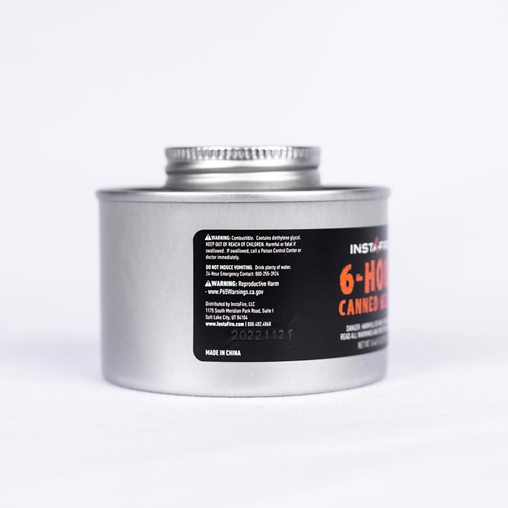 Canned Heat+ Extra Hot & Cooking Fuel by InstaFire (3-pack)